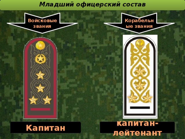 Младшие офицеры войсковые звания. Младший офицерский состав звания. Воинские звания Казахстана.