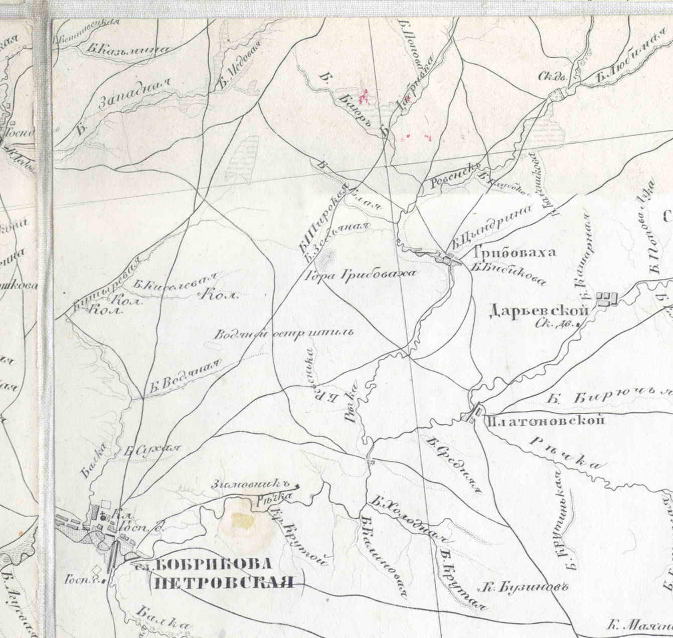 Карта украины 1890 года